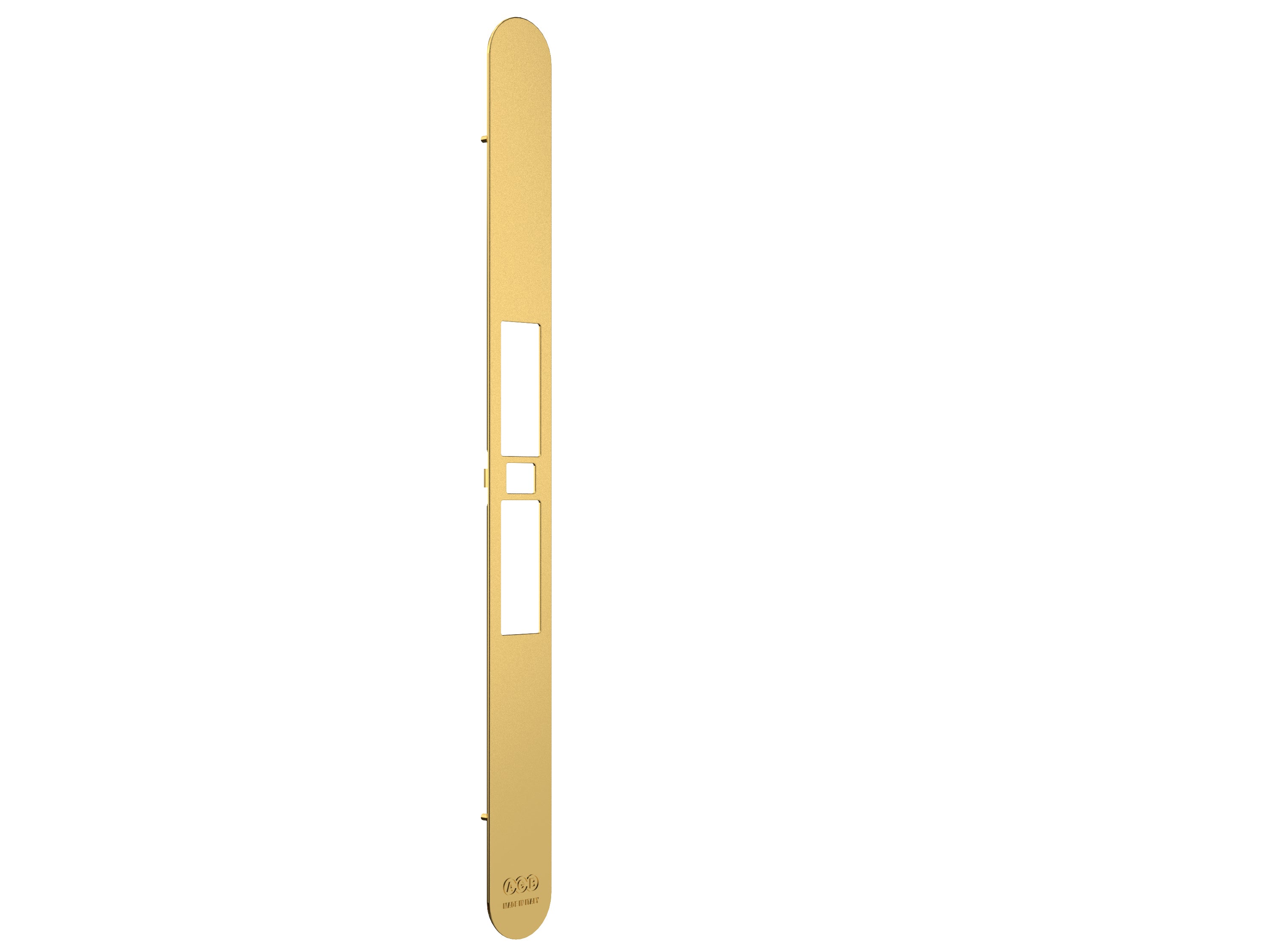 SERRATURA TOUCH & CLOSE-RITENUTA REGOLABILE CON RIFERMA SENZA CILINDRO-FRONTALINO ORO