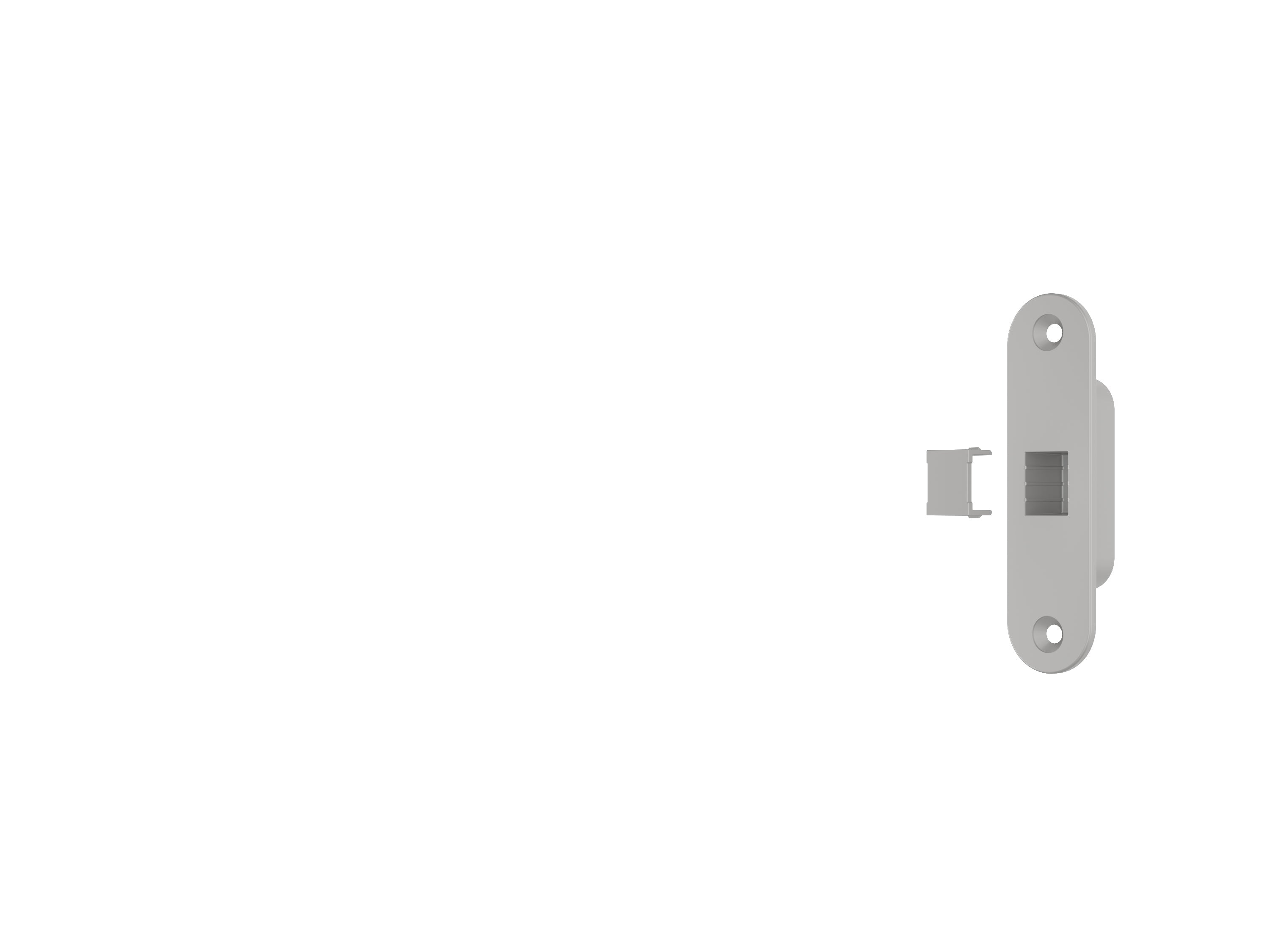 EASY-TOUCH-VITI ALLUMINIO-INCONTRO PER TELAIO IN LEGNO