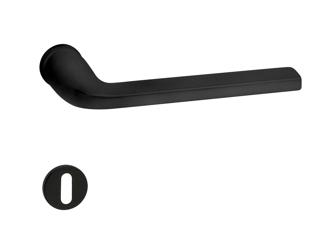 MANIGLIA EASY CODICE 1301 241 FNO IN ZAMA  NERO OPACO