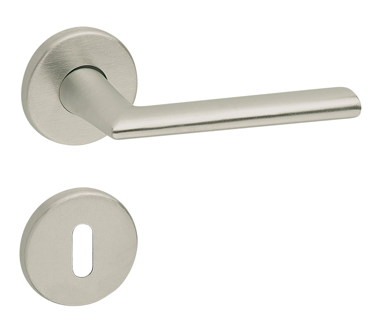 MANIGLIA SLIM IN ZAMA CODICE 1063/208 F20 NICKEL SATINATO