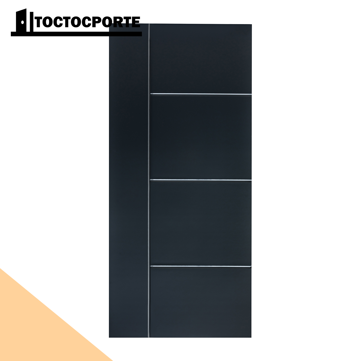 RIVESTIMENTO  IN ALLUMINIO PER PORTA BLINDATA MODELLO FRANCESCO RAL 7016  GRIGIO SCURO