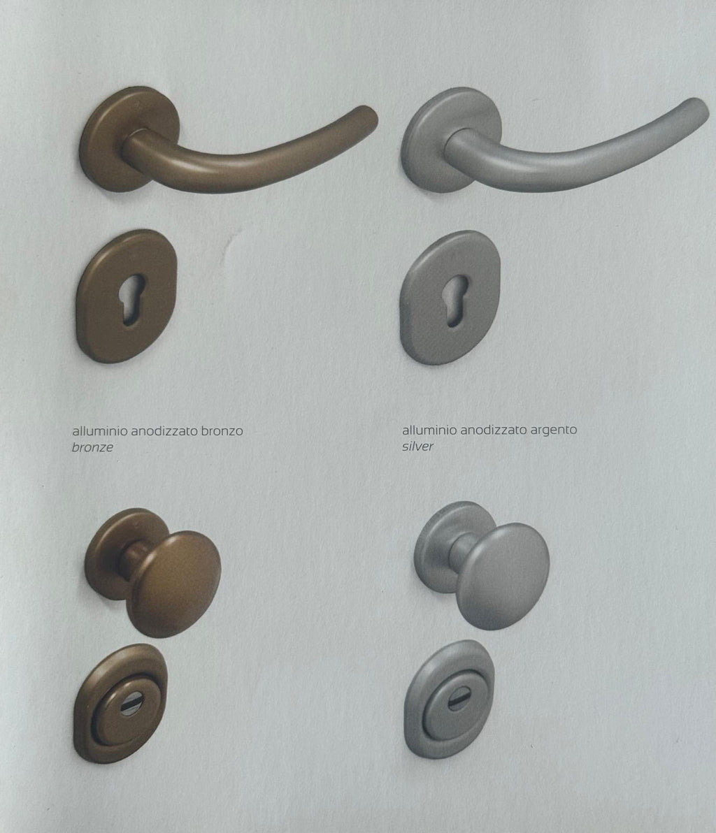 PORTA BLINDATA MODELLO GABRIELE CON PANNELLO ESTERNO IN ALLUMINIO RAL 7016 GRIGIO SCURO